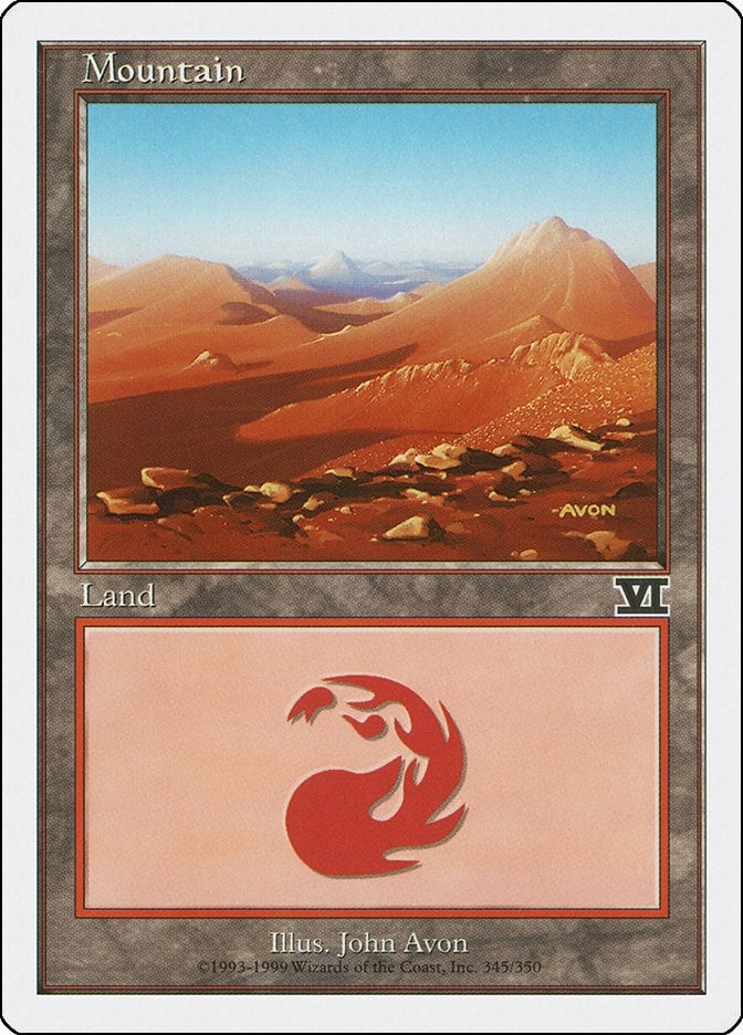 Image for Mountain (345) (345) (6ED) - Magic: The Gathering