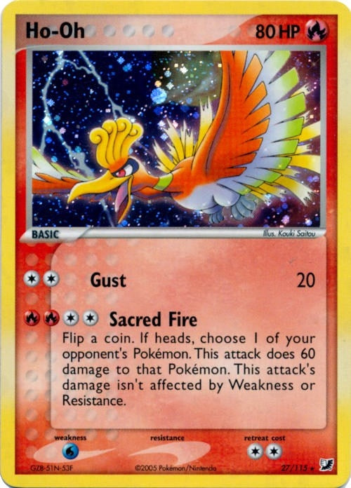 Image for Ho-Oh - 27/115 (Cosmos Holo) (027/115) (PR) - Pokemon