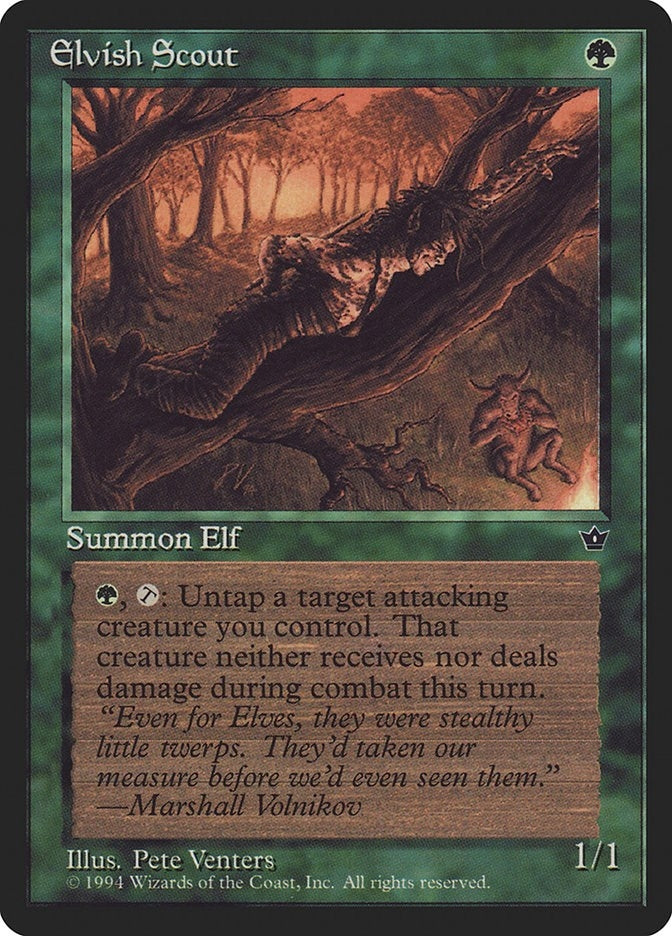 Image for Elvish Scout (Venters) - Magic: The Gathering