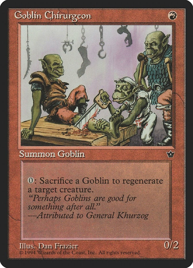 Image for Goblin Chirurgeon (Frazier) - Magic: The Gathering