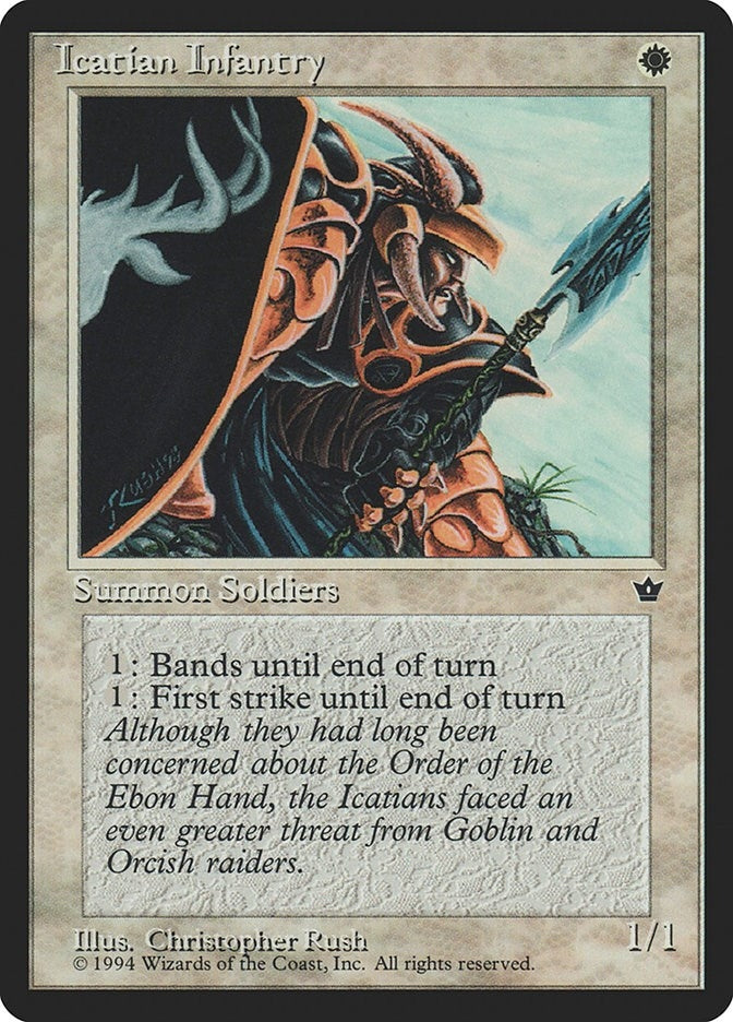Image for Icatian Infantry (Rush) (FEM) - Magic: The Gathering