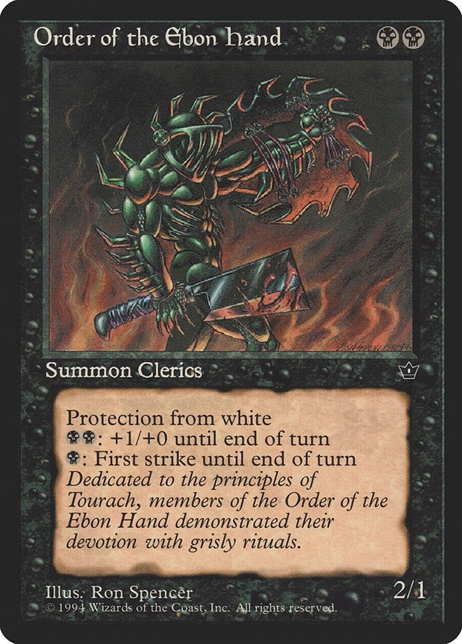 Image for Order of the Ebon Hand (Spencer) (FEM) - Magic: The Gathering