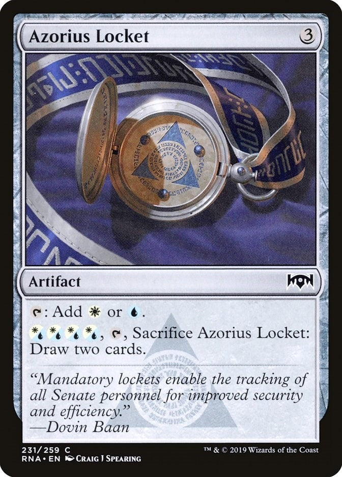 Image for Azorius Locket (231) - Magic: The Gathering