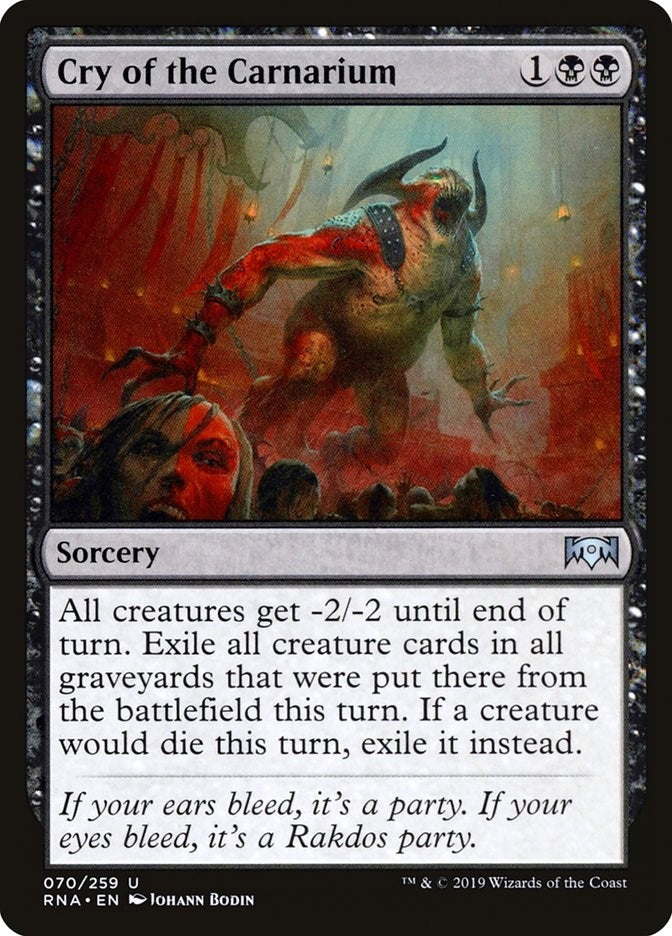 Image for Cry of the Carnarium (70) (RNA) - Magic: The Gathering