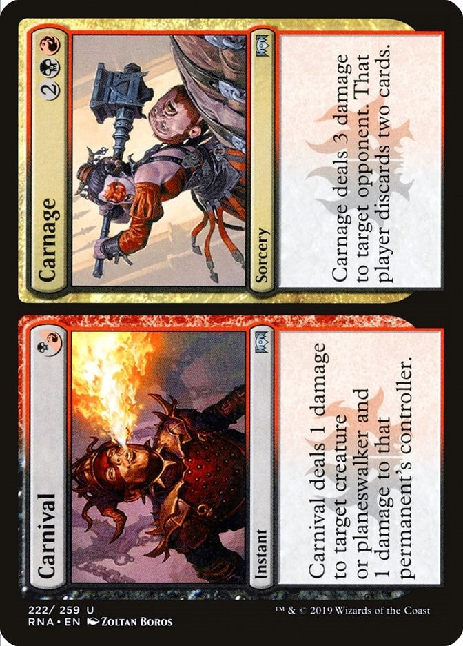 Image for Carnival // Carnage (222) - Magic: The Gathering
