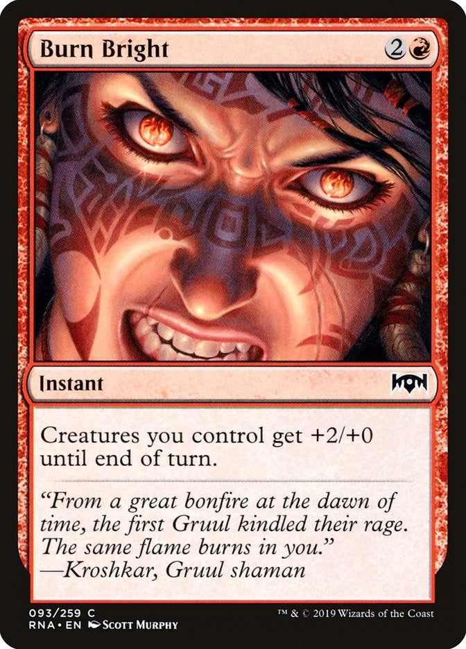 Image for Burn Bright (93) - Magic: The Gathering