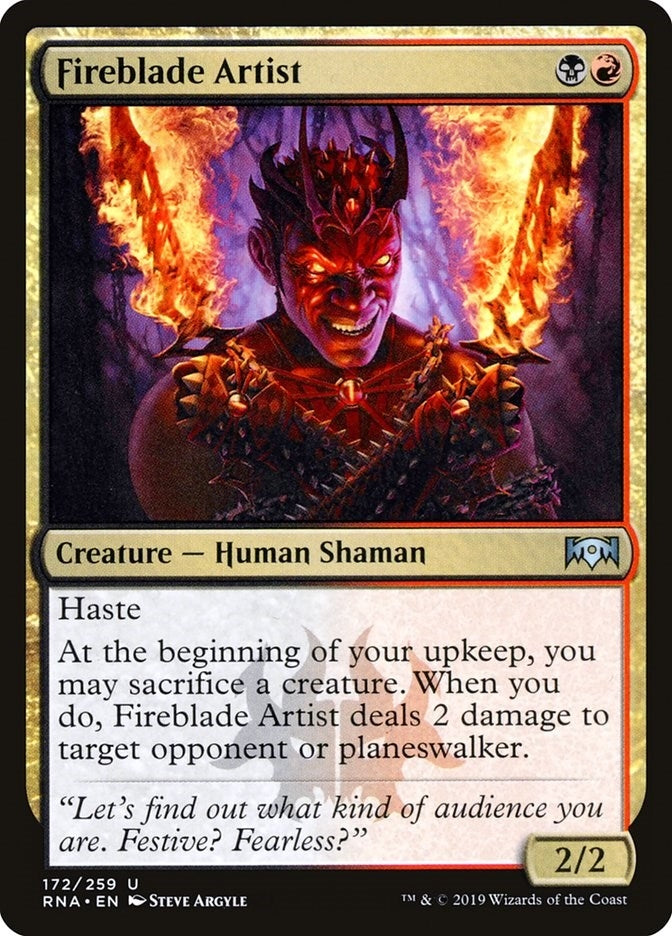 Image for Fireblade Artist (172) - Magic: The Gathering