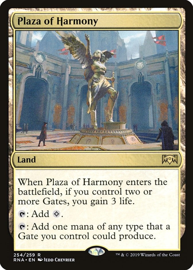 Image for Plaza of Harmony (254) (RNA) - Magic: The Gathering