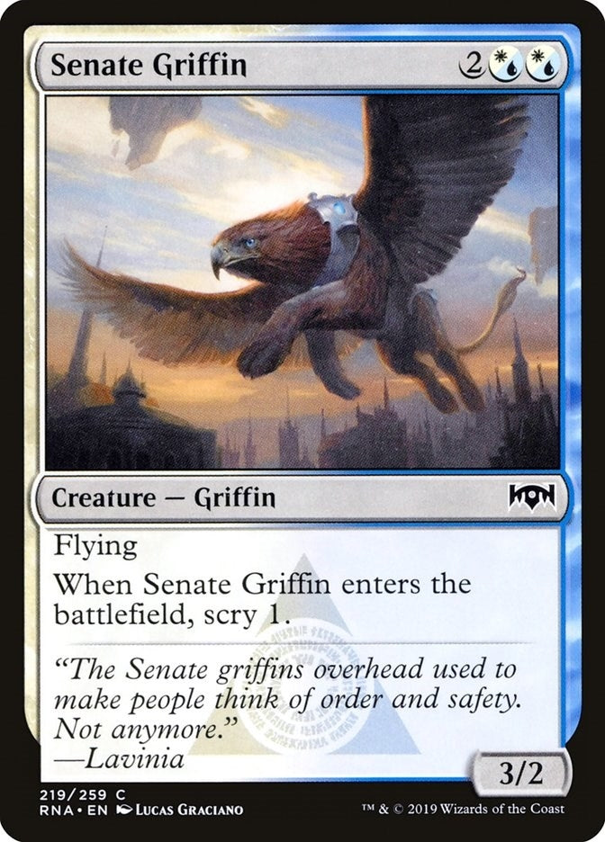 Image for Senate Griffin (219) (RNA) - Magic: The Gathering