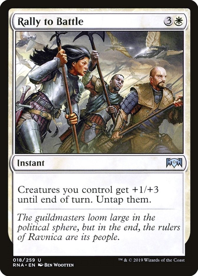 Image for Rally to Battle (18) (RNA) - Magic: The Gathering
