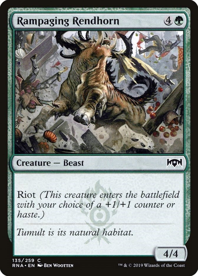 Image for Rampaging Rendhorn (135) - Magic: The Gathering
