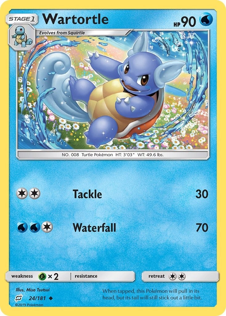 Image for Wartortle (24/181) (SM9) - Pokemon