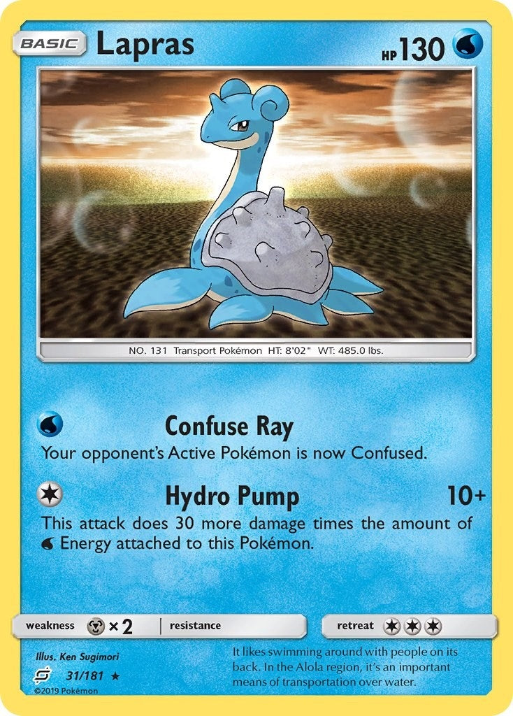 Image for Lapras (31/181) (SM9) - Pokemon