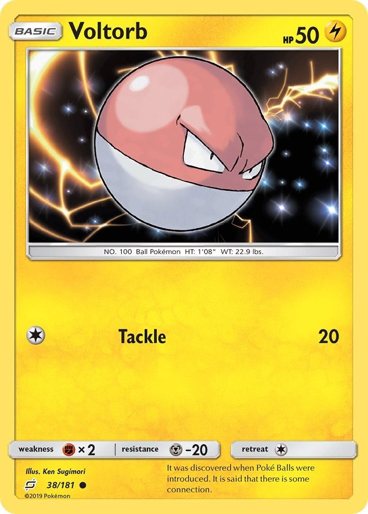 Image for Voltorb (38/181) (SM9) - Pokemon
