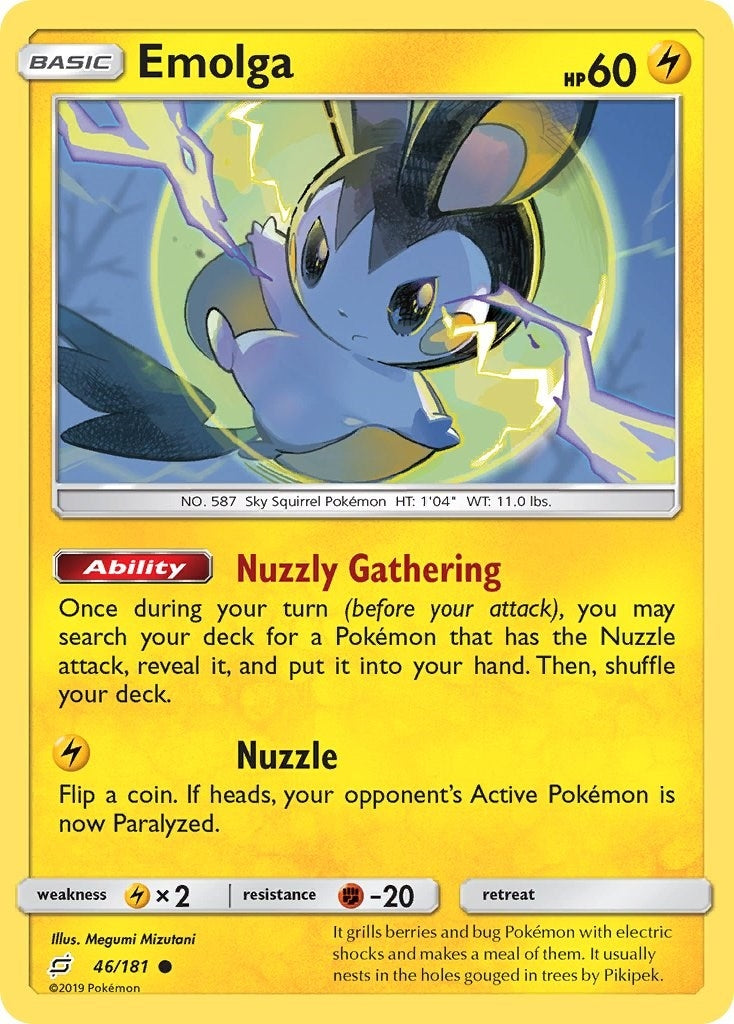 Image for Emolga (46/181) (SM9) - Pokemon