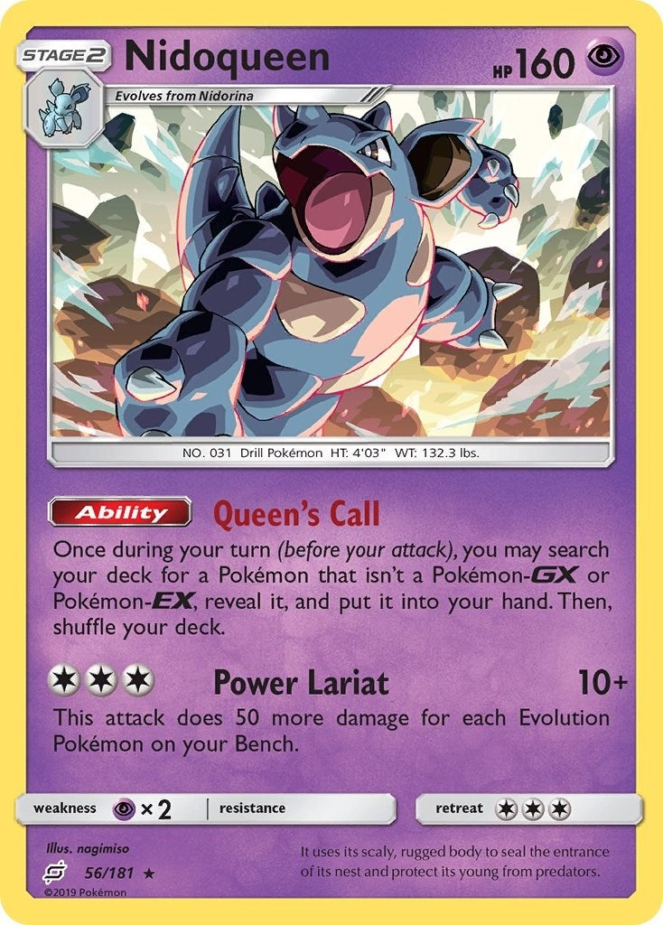 Image for Nidoqueen (56/181) (SM9) - Pokemon