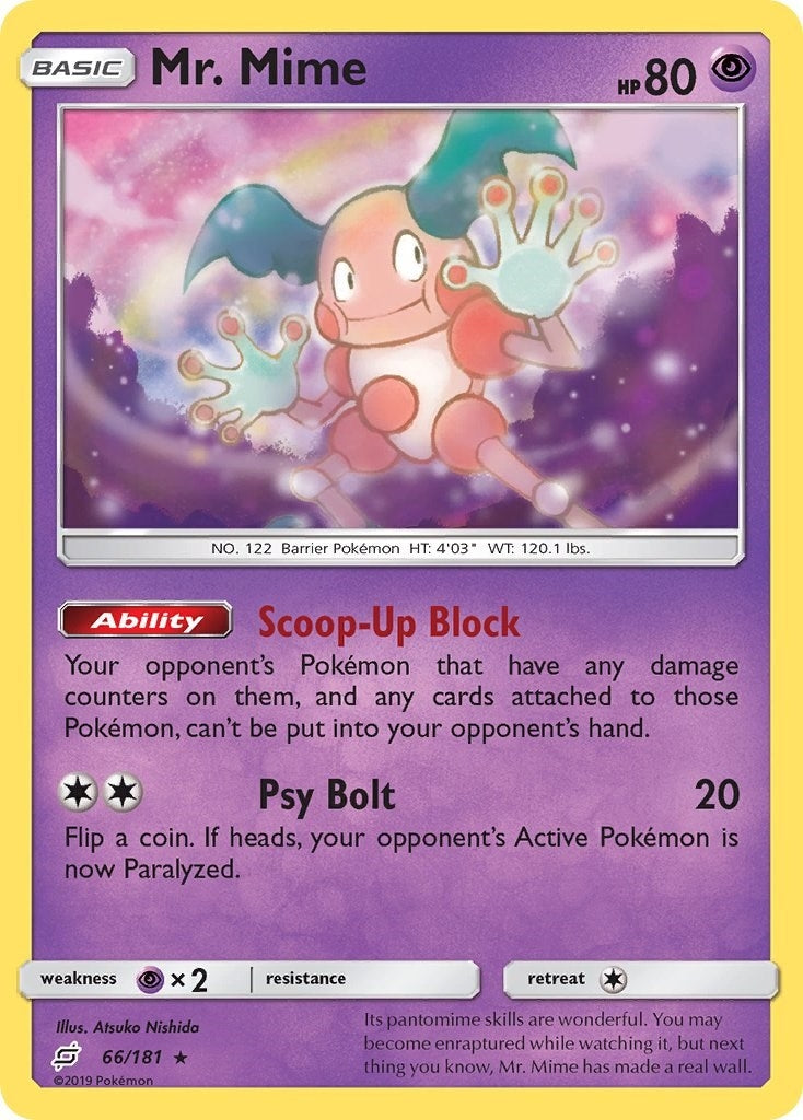 Image for Mr. Mime (66/181) (SM9) - Pokemon