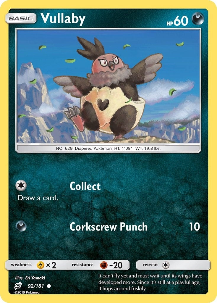 Image for Vullaby (92/181) (SM9) - Pokemon