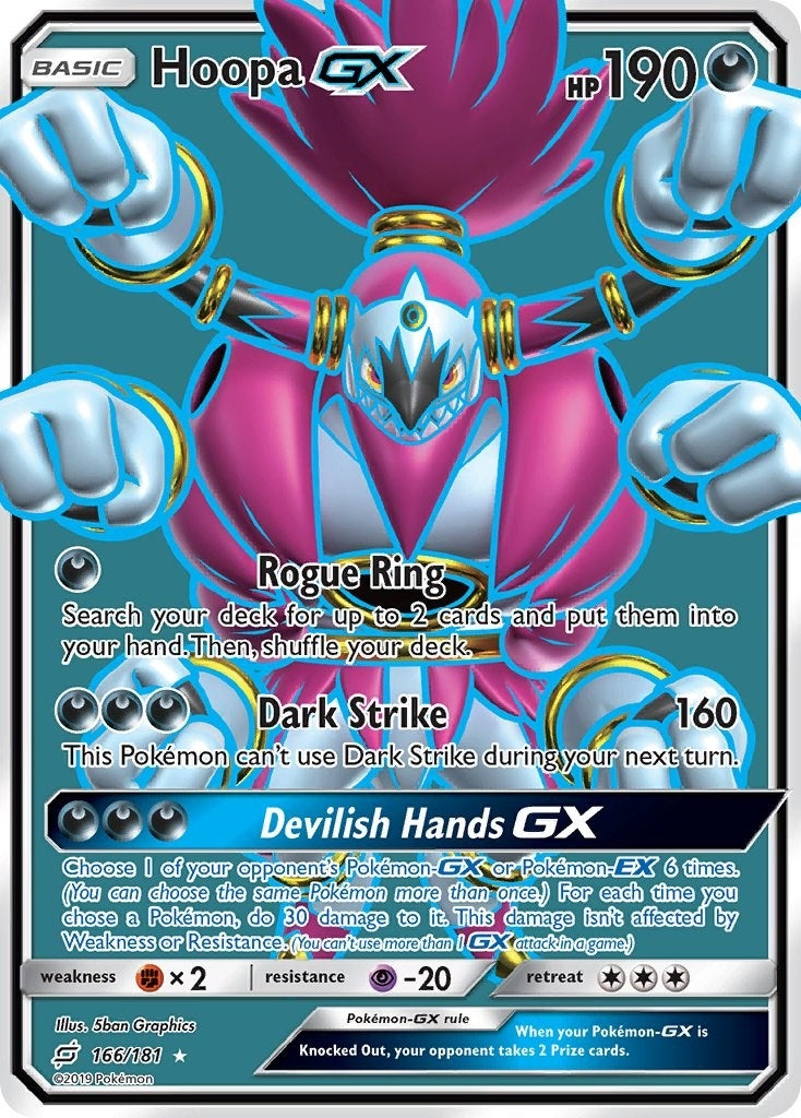 Image for Hoopa GX (Full Art) (166/181) (SM9) - Pokemon