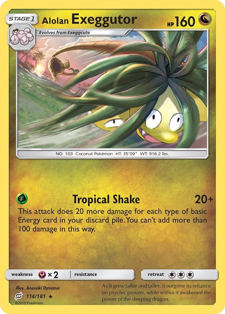 Image for Alolan Exeggutor (114) (114/181) (SM9) - Pokemon