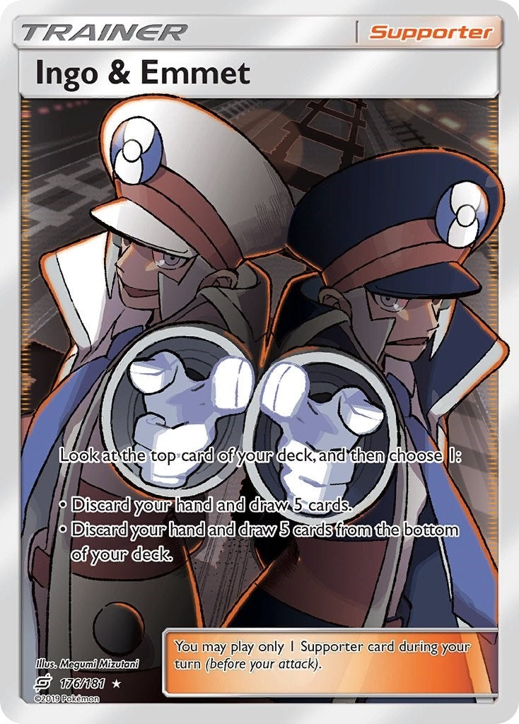Image for Ingo & Emmet (Full Art) (176/181) (SM9) - Pokemon