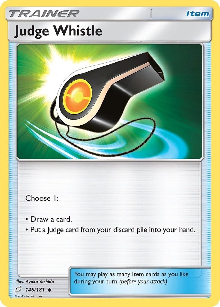 Image for Judge Whistle (146/181) (SM9) - Pokemon