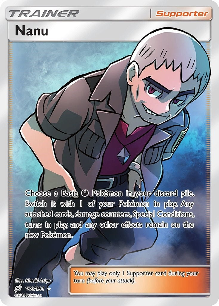 Image for Nanu (Full Art) (179/181) (SM9) - Pokemon