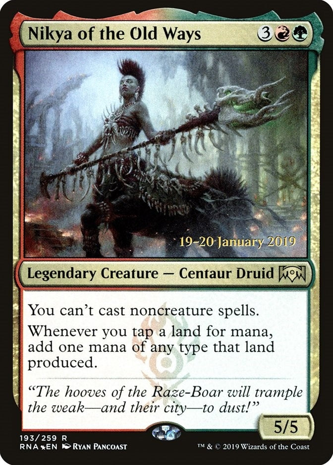 Image for Nikya of the Old Ways (193) - Magic: The Gathering