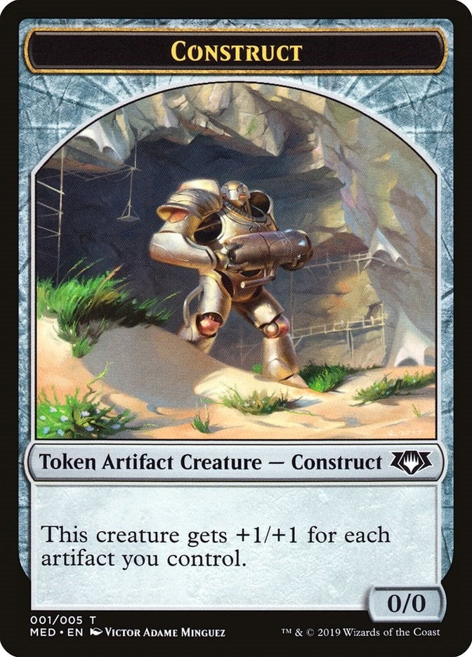Image for Construct Token (001) (1) (MED2) - Magic: The Gathering