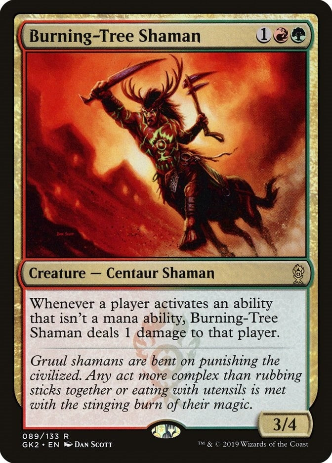 Image for Burning-Tree Shaman (89) - Magic: The Gathering