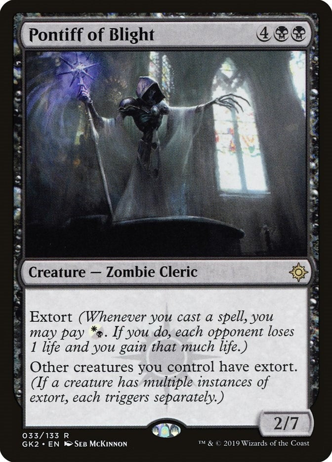 Image for Pontiff of Blight (33) - Magic: The Gathering