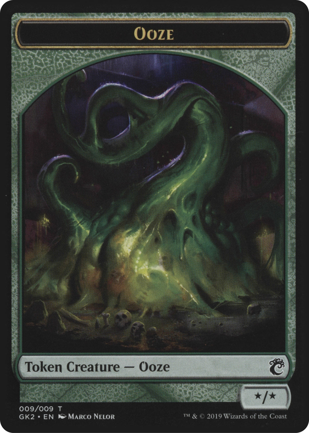 Image for Ooze // Frog Lizard Double-Sided Token (9 // 6) - Magic: The Gathering