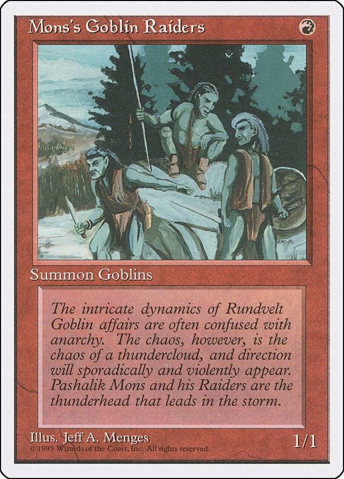 Image for Mons's Goblin Raiders - Magic: The Gathering