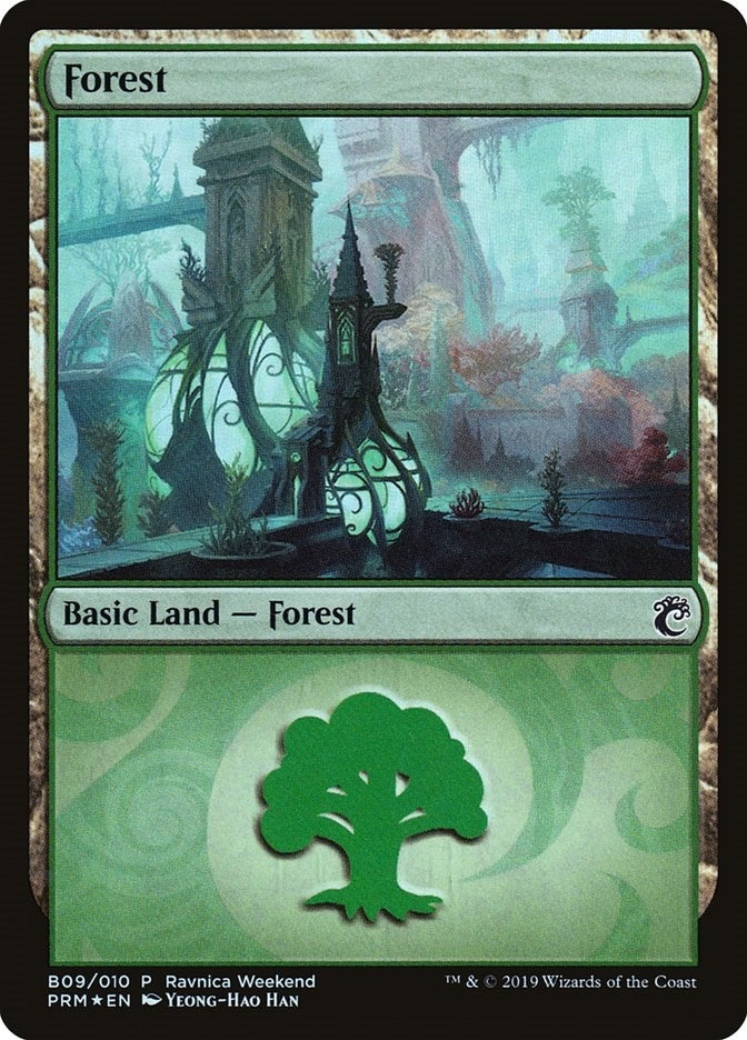 Image for Forest - Simic (B09) (9) - Magic: The Gathering