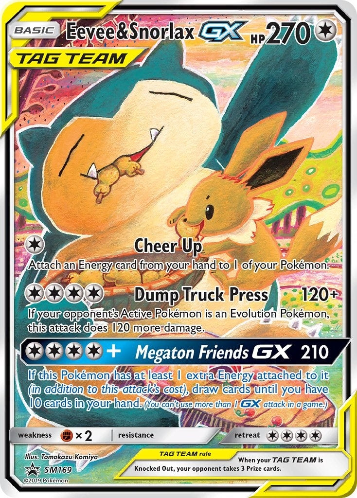 Image for Eevee & Snorlax GX - SM169 (SM169) (SMP) - Pokemon