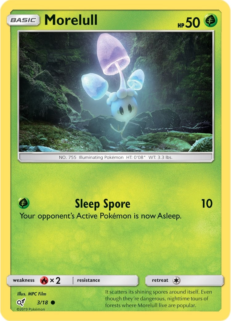 Image for Morelull (Holo Common) (3/18) (DEP) - Pokemon