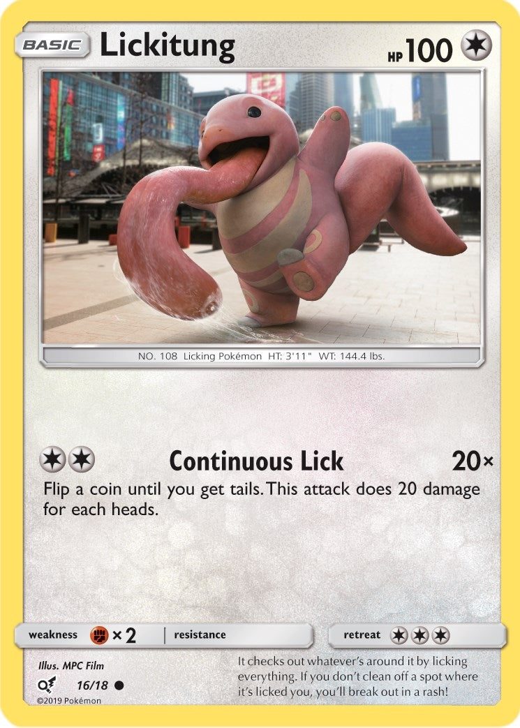 Image for Lickitung (Holo Common) (16/18) (DEP) - Pokemon