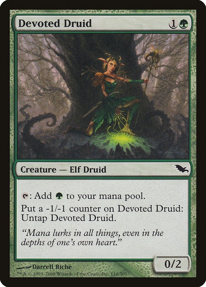 Image for Devoted Druid (110) - Magic: The Gathering