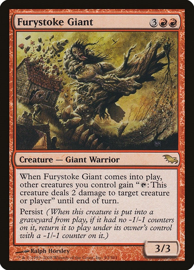 Image for Furystoke Giant (93) - Magic: The Gathering