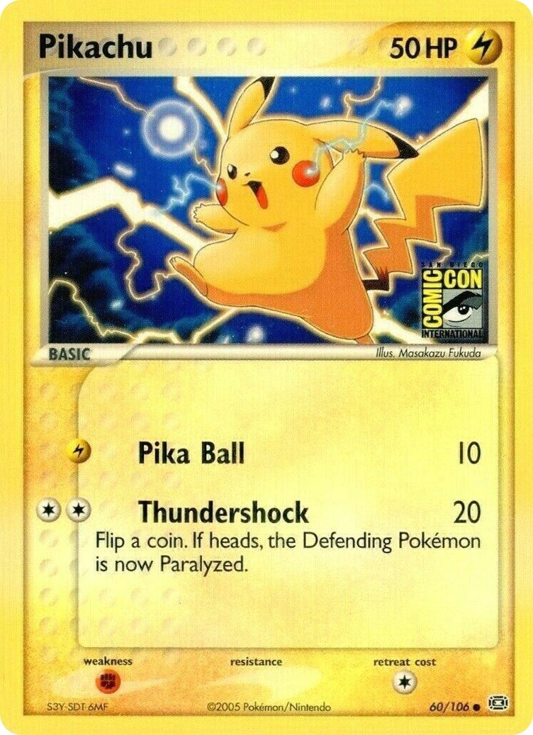 Image for Pikachu - 60/106 (SDCC 2005) (060/106) (MCAP) - Pokemon