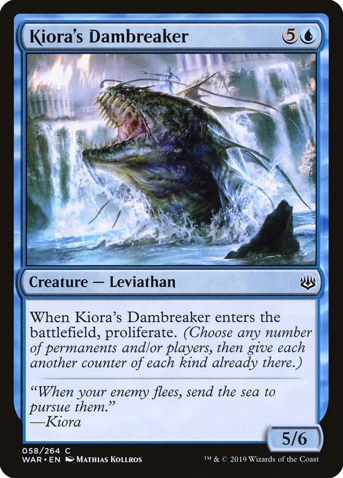 Image for Kiora's Dambreaker (58) - Magic: The Gathering