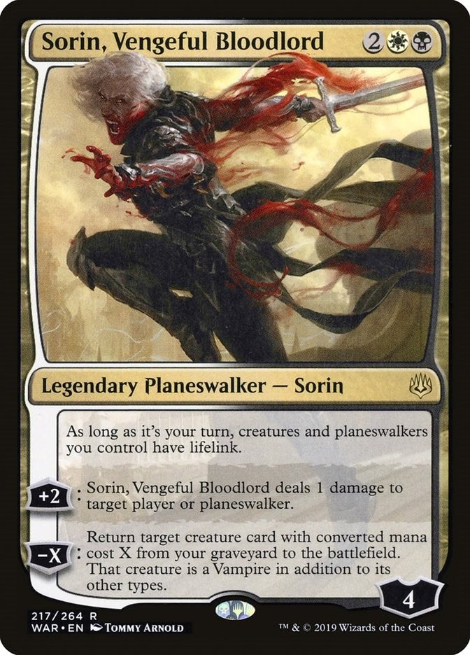 Image for Sorin, Vengeful Bloodlord (217) - Magic: The Gathering