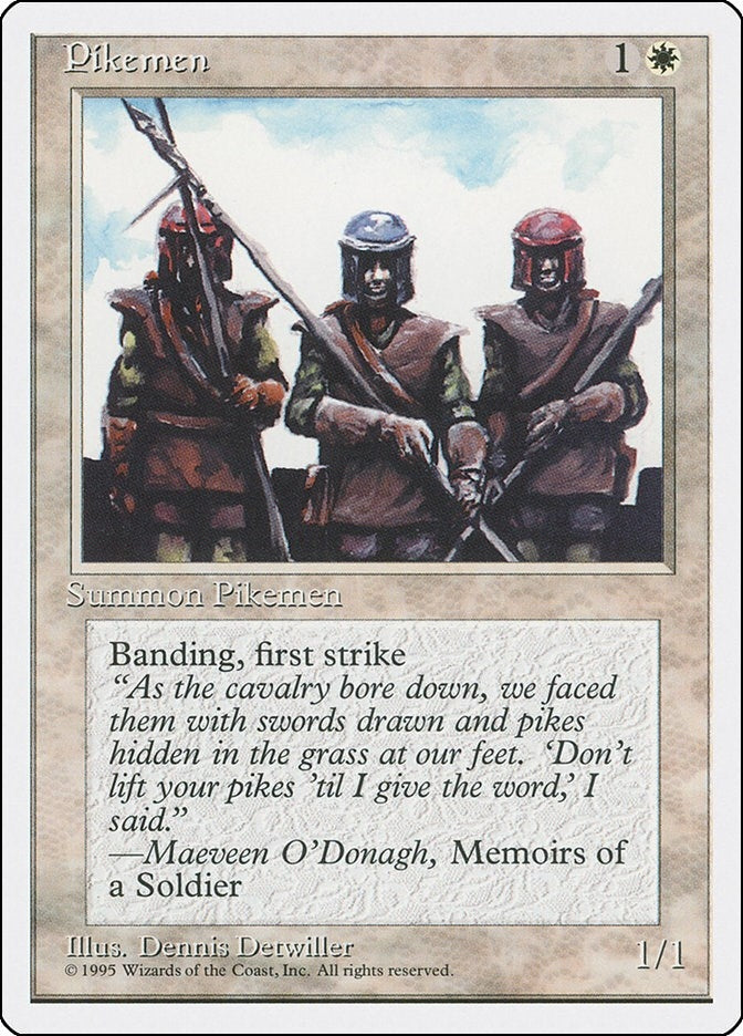 Image for Pikemen - Magic: The Gathering