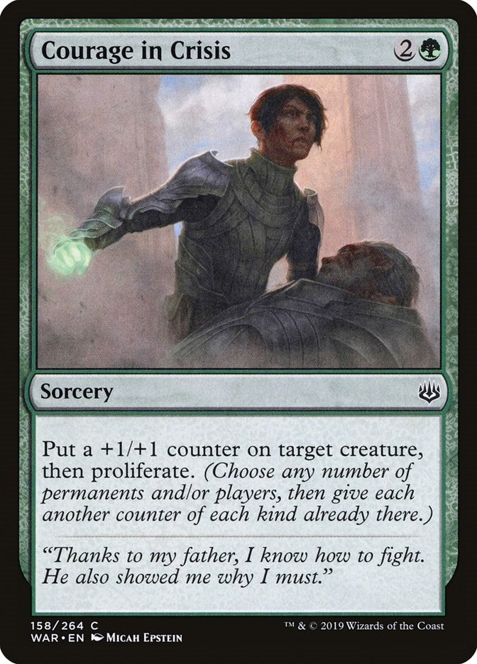 Image for Courage in Crisis (158) - Magic: The Gathering