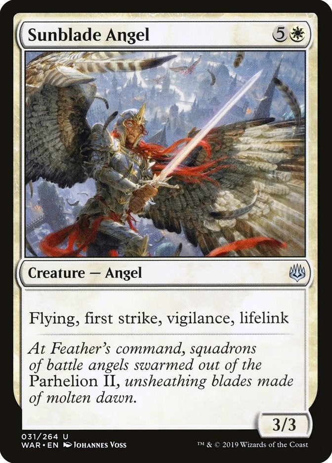 Image for Sunblade Angel (31) (WAR) - Magic: The Gathering