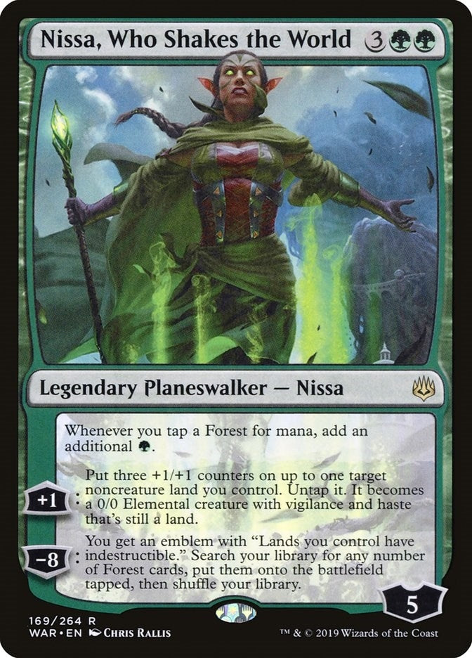 Image for Nissa, Who Shakes the World (169) (WAR) - Magic: The Gathering