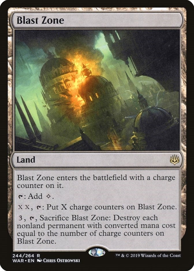 Image for Blast Zone (244) - Magic: The Gathering