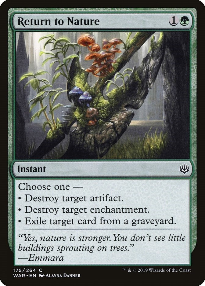 Image for Return to Nature (175) - Magic: The Gathering