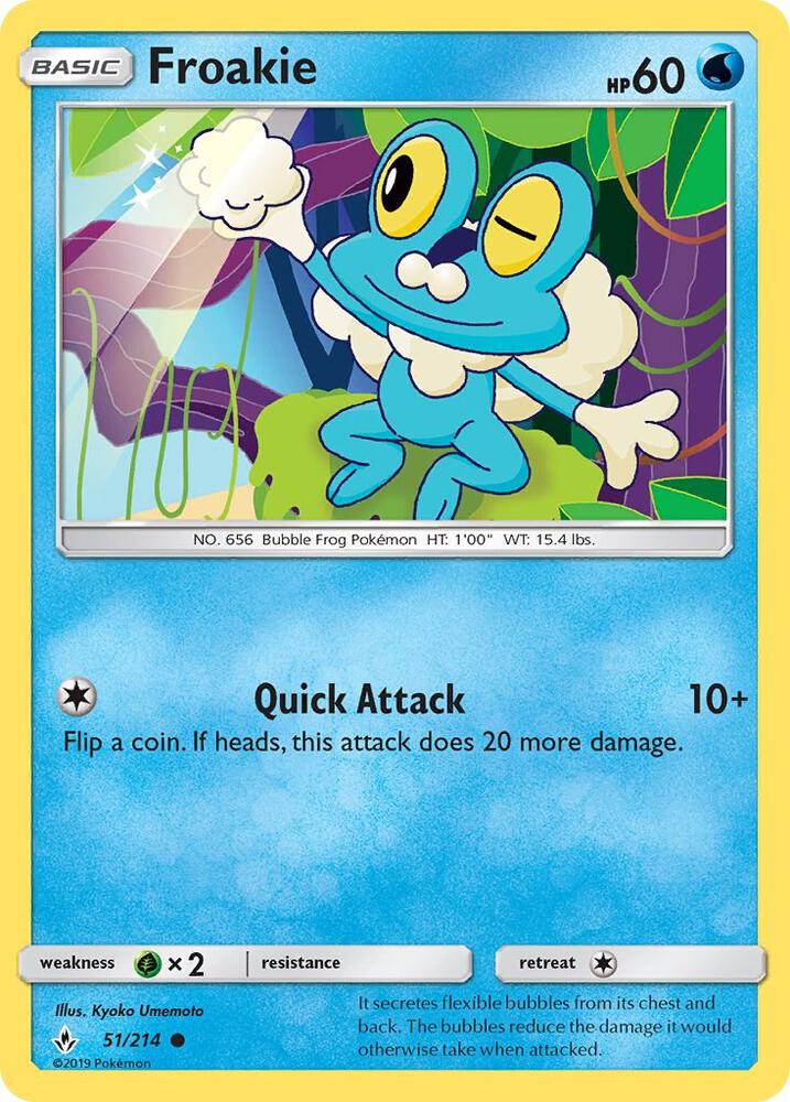 Image for Froakie (51/214) (SM10) - Pokemon