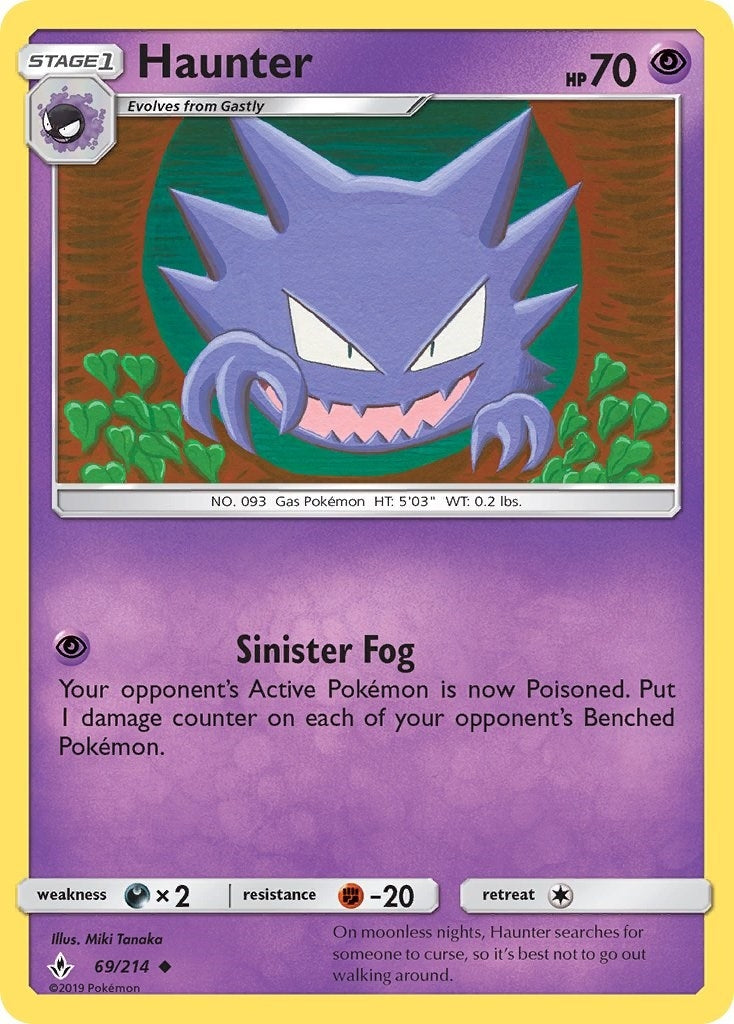 Image for Haunter (69/214) (SM10) - Pokemon